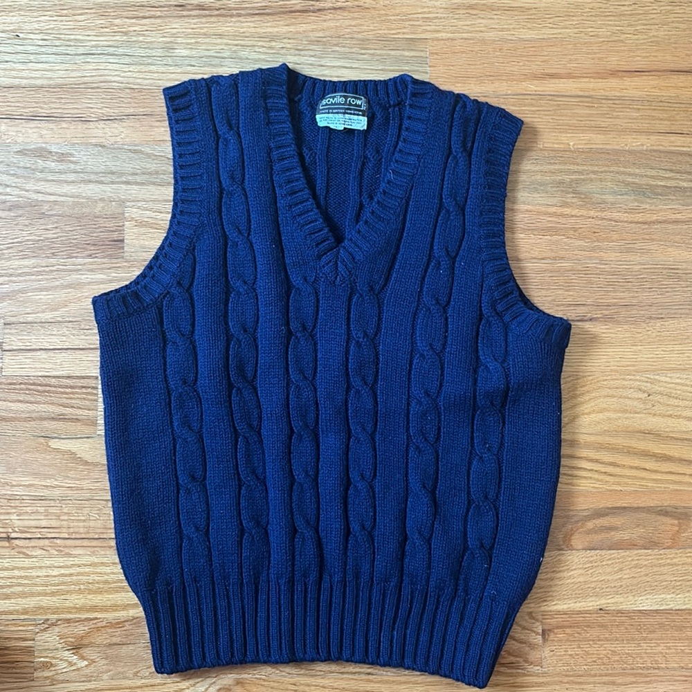 Savile Row Sweater Vest
